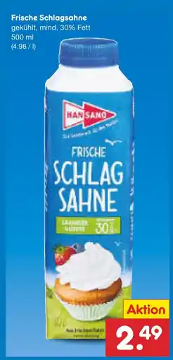 Netto Marken-Discount Frische schlagsahne Angebot