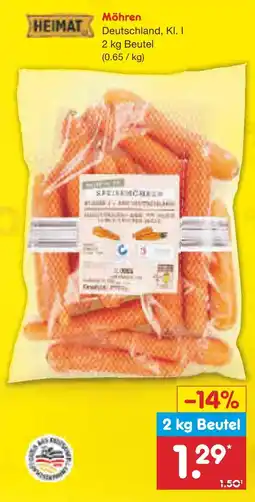 Netto Marken-Discount Möhren Angebot
