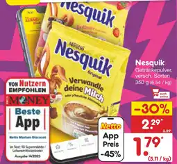 Netto Marken-Discount Nesquik getränkepulver Angebot