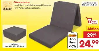 Netto Marken-Discount Dekor gästematratze Angebot