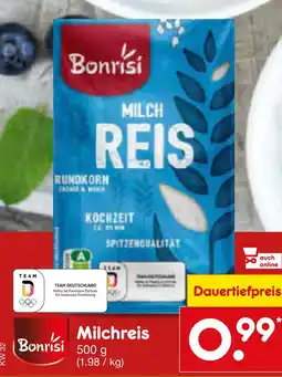Netto Marken-Discount Bonrisi milchreis Angebot