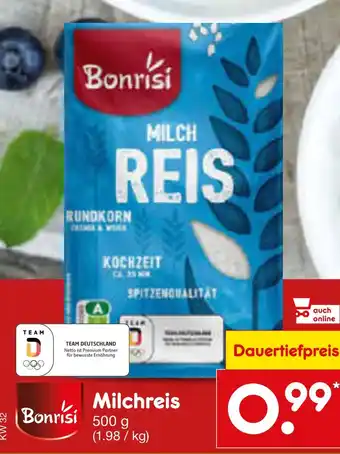 Netto Marken-Discount Bonrisi milchreis Angebot
