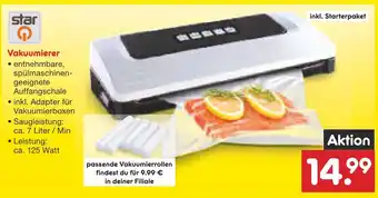 Netto Marken-Discount Star vakuumierer Angebot
