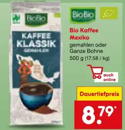 Netto Marken-Discount Biobio bio kaffee mexiko Angebot