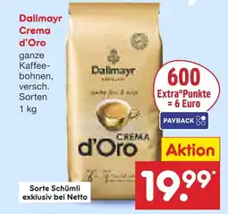Netto Marken-Discount Dallmayr crema d’oro Angebot