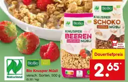 Netto Marken-Discount Biobio knusper beeren müsli Angebot