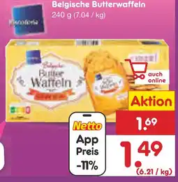 Netto Marken-Discount Belgische butterwaffeln Angebot