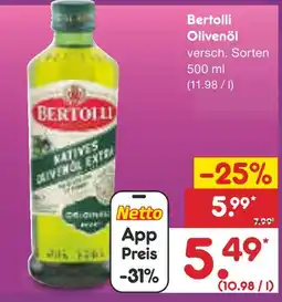 Netto Marken-Discount Bertolli olivenöl Angebot