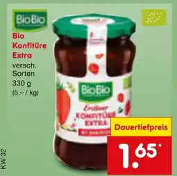 Netto Marken-Discount Biobio bio konfitüre extra Angebot