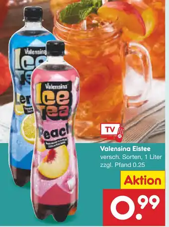 Netto Marken-Discount Valensina eistee Angebot