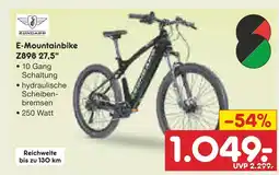 Netto Marken-Discount Zündapp e-mountainbike z898 27,5 Angebot