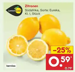Netto Marken-Discount Lemongold zitronen Angebot