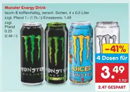 Netto Marken-Discount Monster monster energy drink Angebot