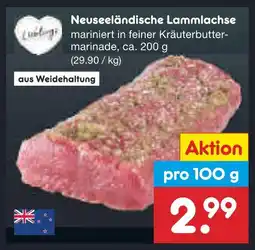 Netto Marken-Discount Neuseeländische lammlachse Angebot