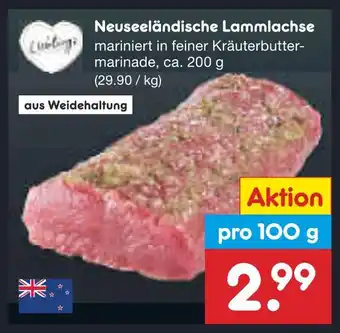 Netto Marken-Discount Neuseeländische lammlachse Angebot