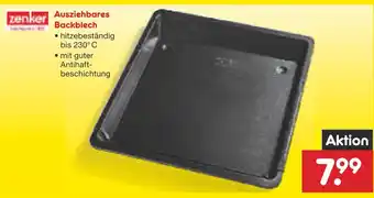 Netto Marken-Discount Zenker ausziehbares backblech Angebot