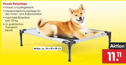 Netto Marken-Discount Hunde relaxliege Angebot