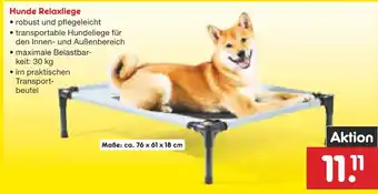 Netto Marken-Discount Hunde relaxliege Angebot