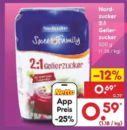 Netto Marken-Discount Nordzucker 2:1 gelierzucker Angebot