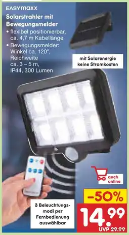 Netto Marken-Discount Easymaxx solarstrahler Angebot