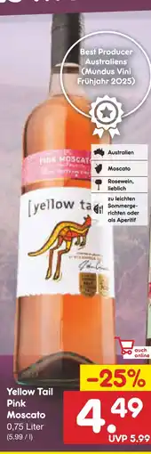 Netto Marken-Discount Yellow tail pink moscato Angebot