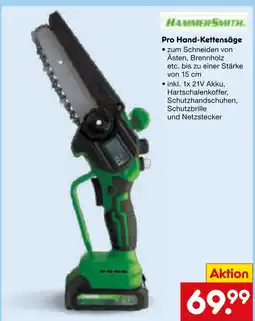 Netto Marken-Discount Hammersmith pro hand-kettensäge Angebot