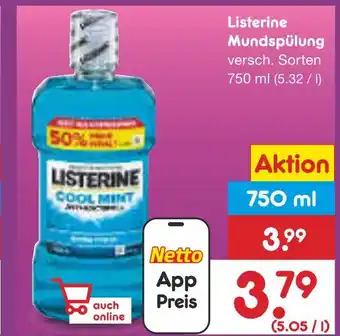 Netto Marken-Discount Listerine mundspülung Angebot