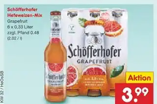 Netto Marken-Discount Schöfferhofer hefeweizen-mix Angebot