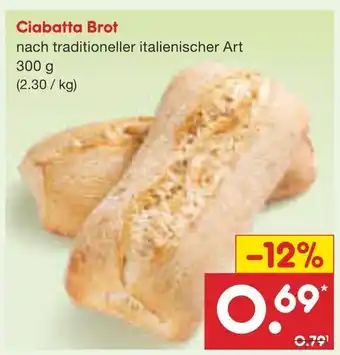 Netto Marken-Discount Ciabatta brot Angebot