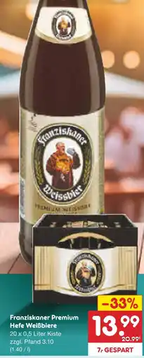 Netto Marken-Discount Franziskaner premium hefe weißbiere Angebot