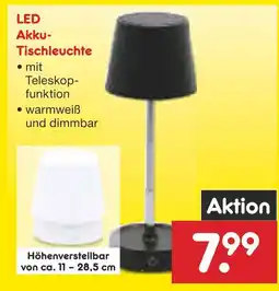 Netto Marken-Discount Led akku-tischleuchte Angebot