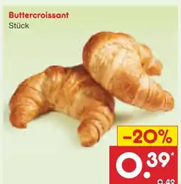 Netto Marken-Discount Buttercroissant Angebot