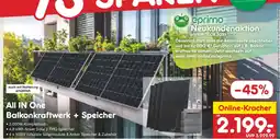 Netto Marken-Discount All in one balkonkraftwerk + speicher Angebot