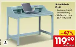 Netto Marken-Discount Schreibtisch prati Angebot