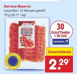 Netto Marken-Discount Serrano reserva Angebot