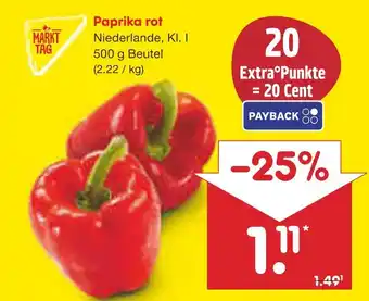 Netto Marken-Discount Markttag paprika rot Angebot