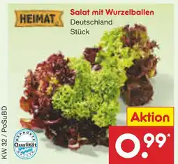 Netto Marken-Discount Heimat salat mit wurzelballen Angebot