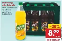 Netto Marken-Discount Deit orange oder cola mix Angebot