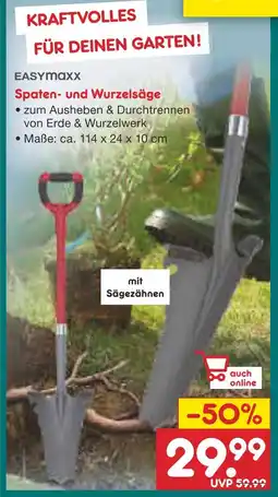 Netto Marken-Discount Easymaxx spaten- und wurzelsäge Angebot