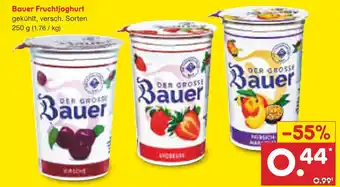 Netto Marken-Discount Bauer fruchtjoghurt Angebot