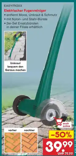 Netto Marken-Discount Easymaxx elektrischer fugenreiniger Angebot
