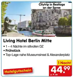 Netto Marken-Discount Netto reisen living hotel berlin mitte Angebot