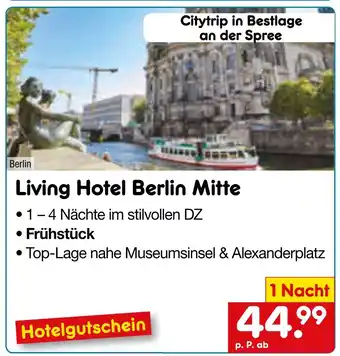 Netto Marken-Discount Netto reisen living hotel berlin mitte Angebot