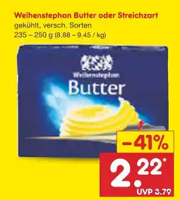 Netto Marken-Discount Weihenstephan butter oder streichzart Angebot