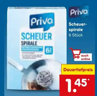 Netto Marken-Discount Priva scheuerspirale Angebot