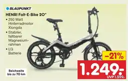 Netto Marken-Discount Blaupunkt henri falt-e-bike 20 Angebot