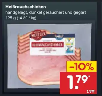 Netto Marken-Discount Heißrauchschinken Angebot