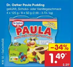 Netto Marken-Discount Dr. oetker paula pudding Angebot