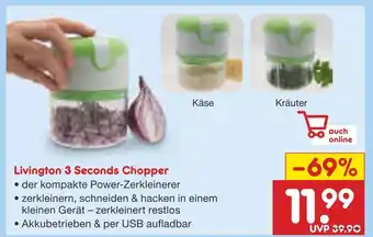 Netto Marken-Discount Livington 3 seconds chopper Angebot
