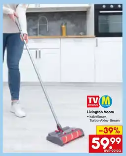 Netto Marken-Discount Livington voom kabelloser turbo-akku-besen Angebot